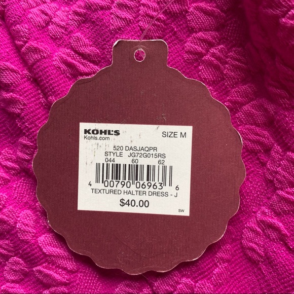 So Hot Pink Flower Skater Dress NWT - Picture 5 of 6